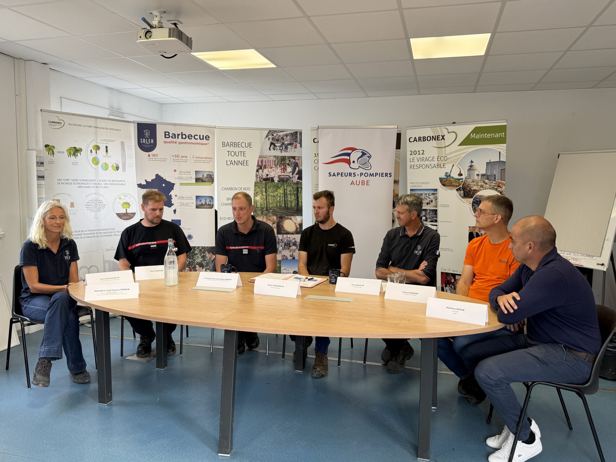 Signature de la convention entre le Groupe SOLER